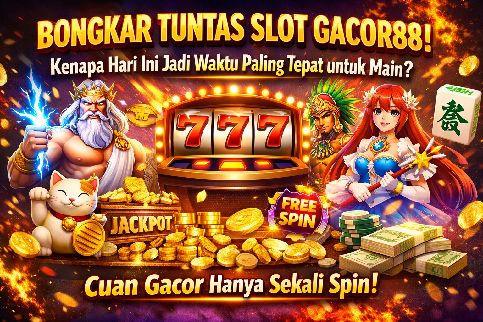 Bongkar Tuntas Slot Gacor88! Kenapa Hari Ini Jadi Waktu Paling Tepat untuk Main?