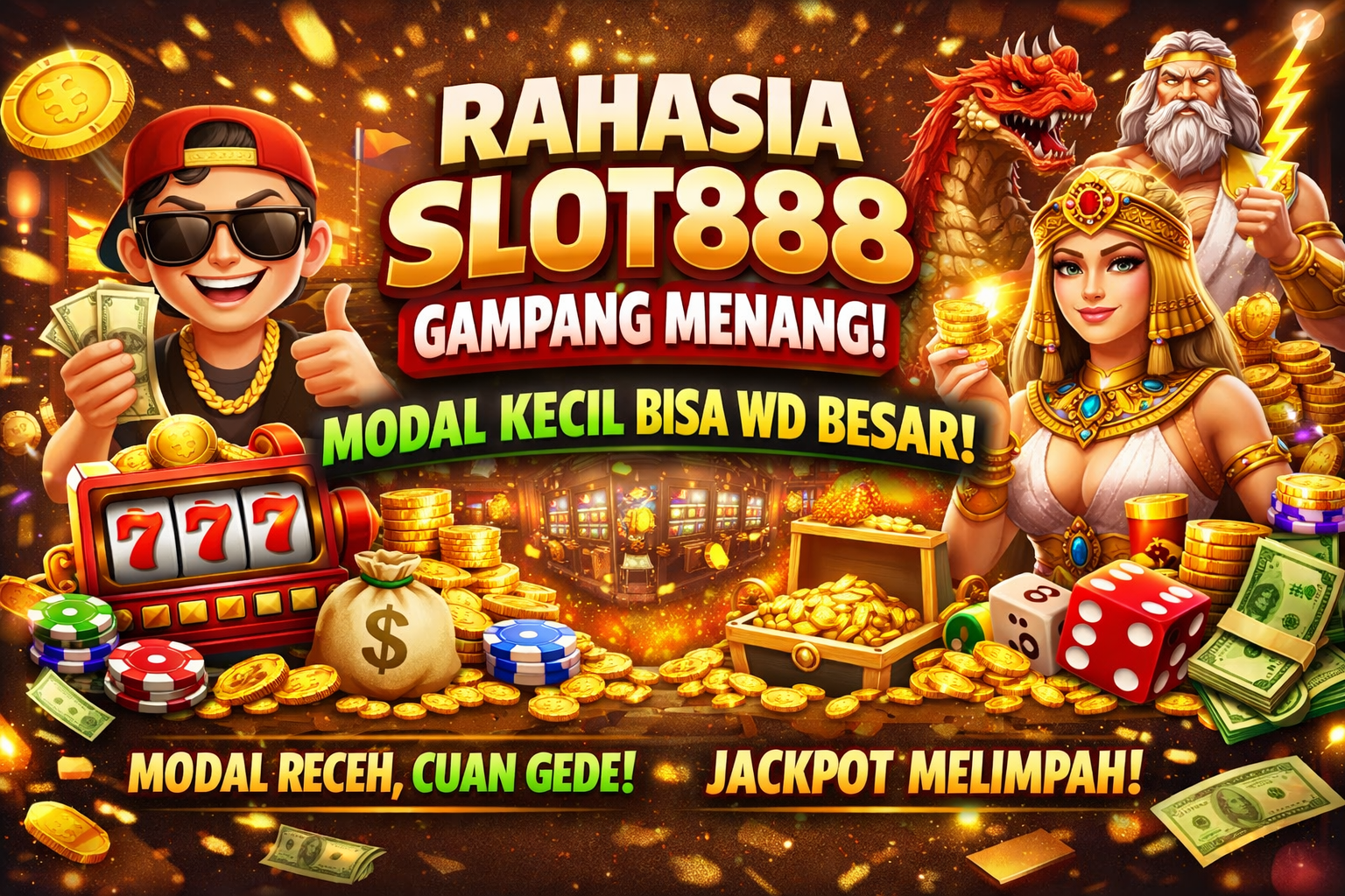 Rahasia Slot888 Gampang Menang: Modal Kecil Bisa WD Besar