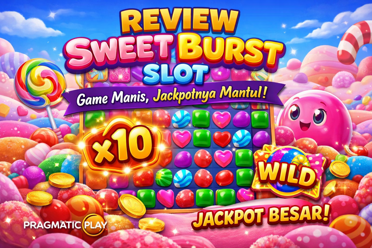 Review Sweet Burst Slot dari Pragmatic Play: Game Manis yang Bisa Bikin Dompet Ikut “Mekar”