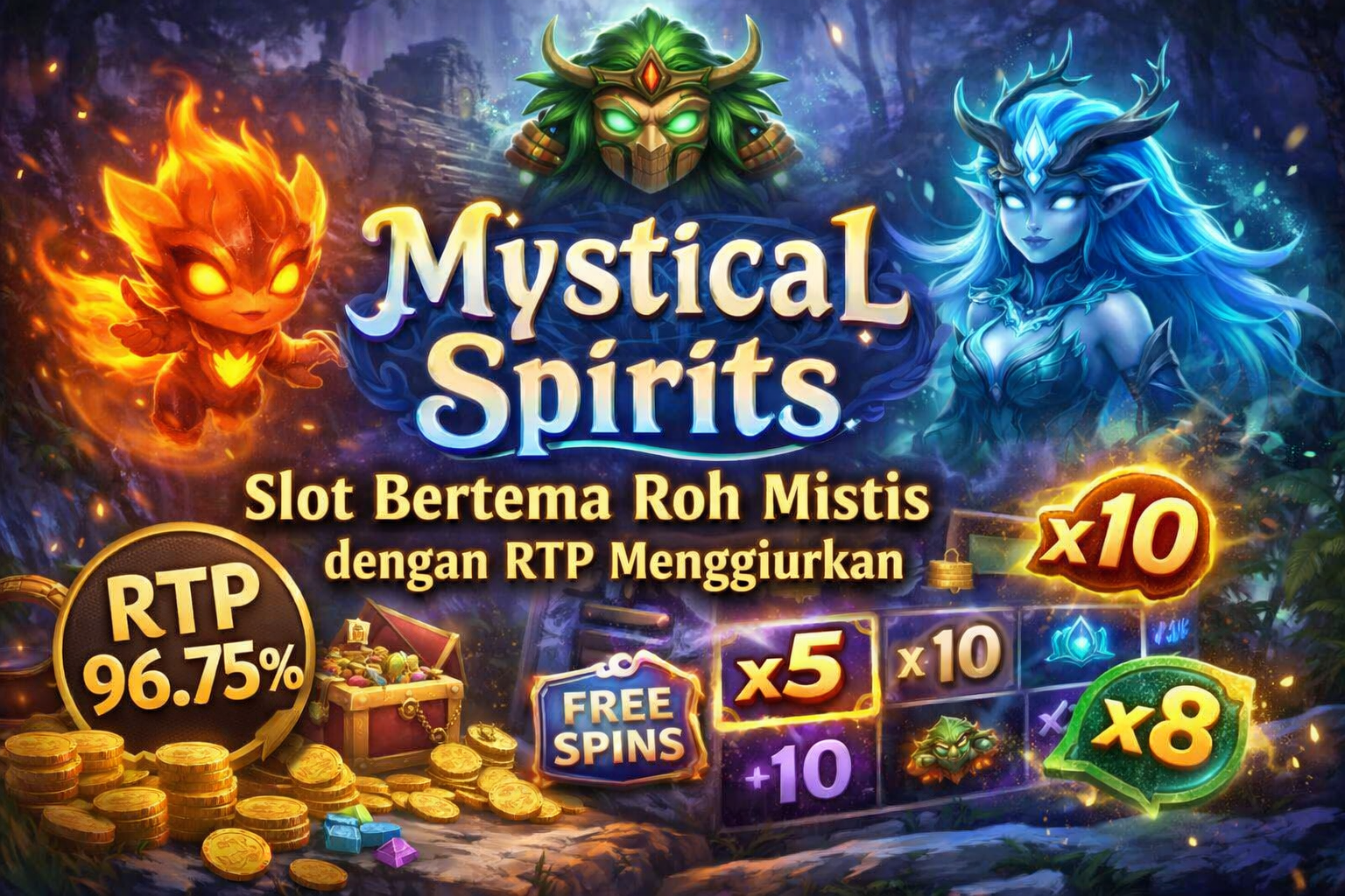 Review Lengkap Mystical Spirits: Slot Bertema Roh Mistis dengan RTP Menggiurkan